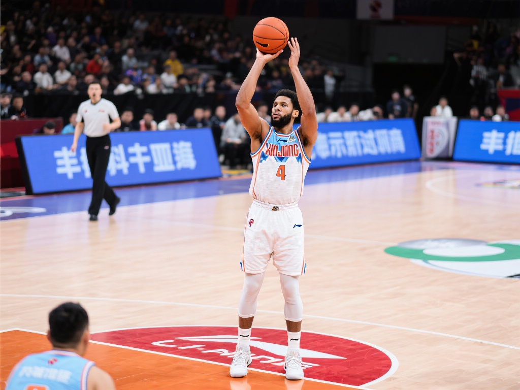 CBA激战：祝铭震首节飙3三分，利夫弧顶追分打停新疆